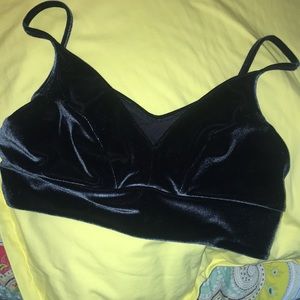 Victoria Secret SPORT- black Velvet bra